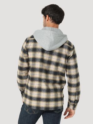 plaid flannel hoodie