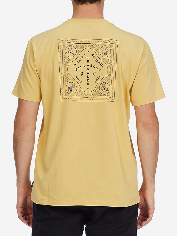 Billabong x Wrangler® Men's Rancher Graphic T-Shirt in Straw alternative view