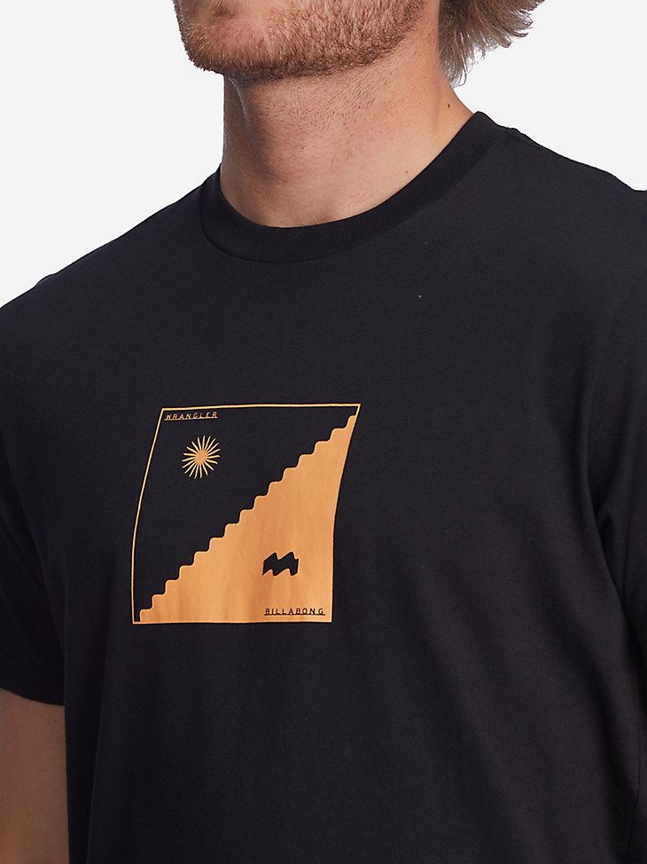 Billabong x Wrangler® Men's United By Graphic T-Shirt in Black alternative view
