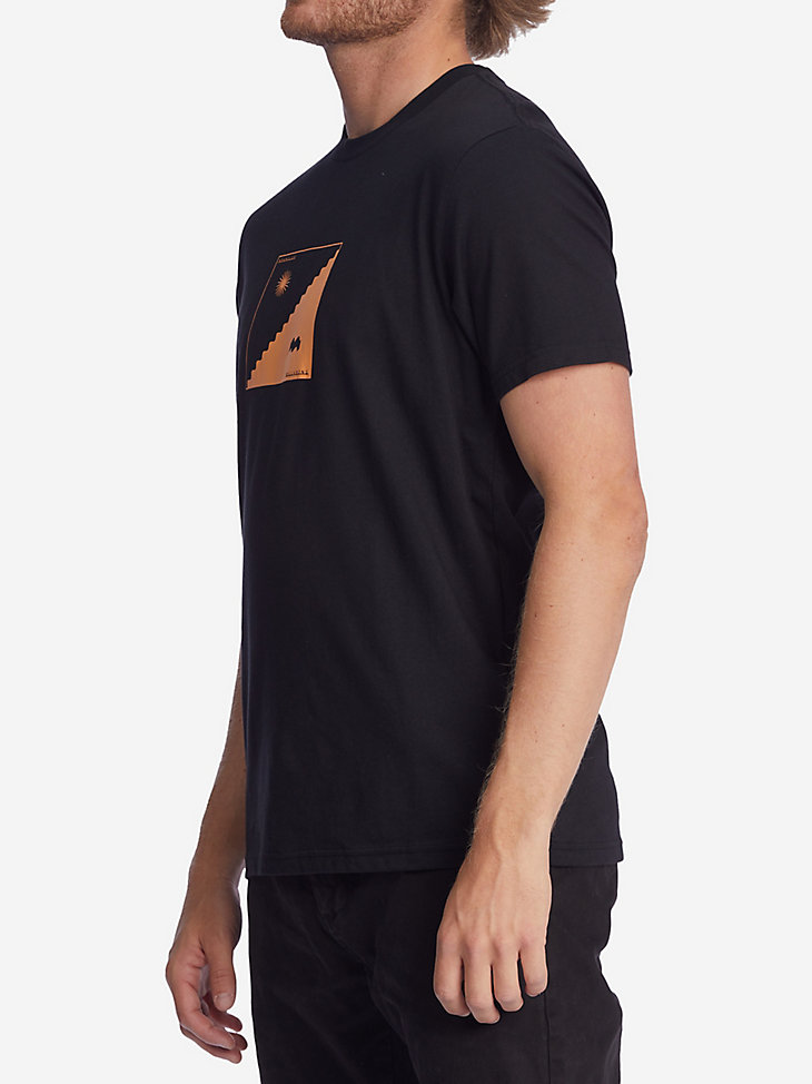 Billabong x Wrangler® Men's United By Graphic T-Shirt in Black alternative view 3