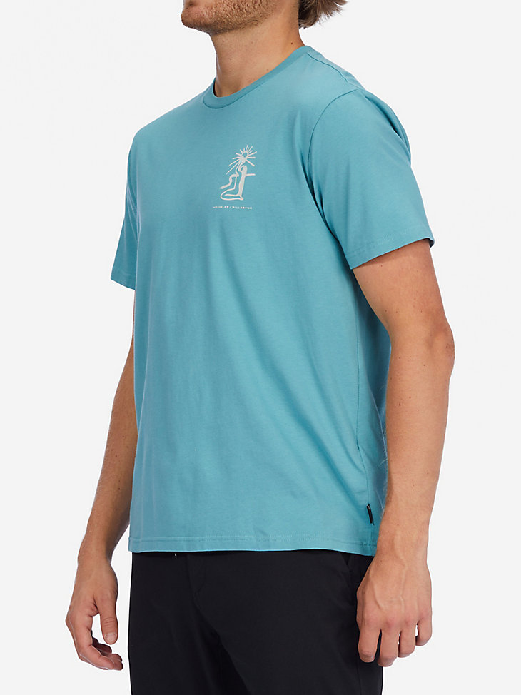 Billabong x Wrangler® Men's Rancher Graphic T-Shirt in Mint alternative view 3
