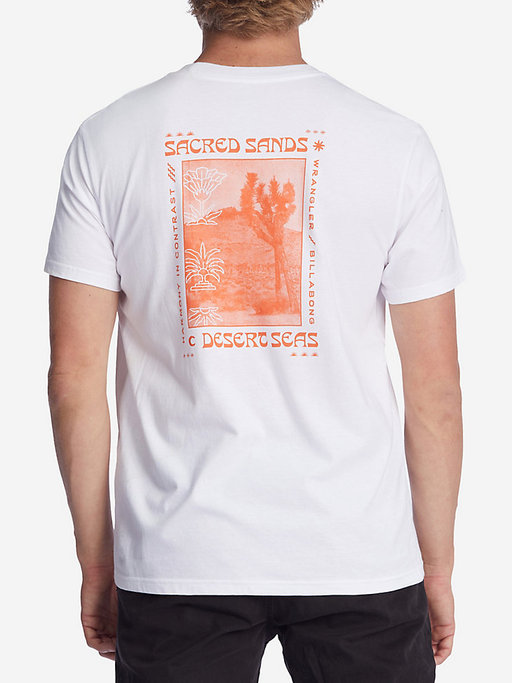 Billabong x Wrangler® Men's Rancher Horizon Graphic T-Shirt in White alternative view