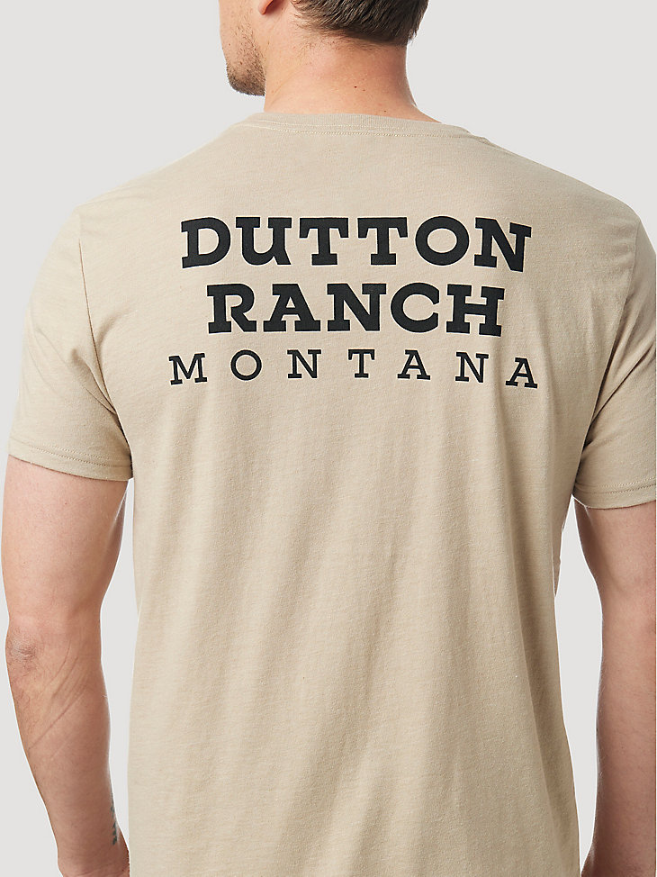Wrangler x Yellowstone Men's Montana T-Shirt in Trench Coat alternative view 4