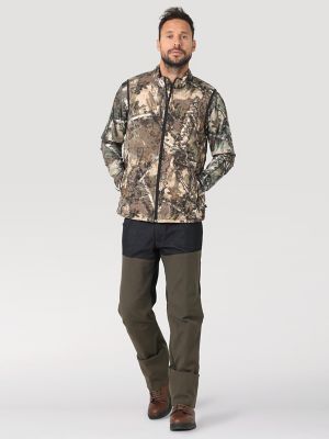 Wrangler Hunter Mens Mid Layer Vest Warmwoods Camo Size M/LRegular