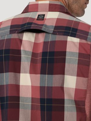 ATG By Wrangler™ Plaid Mixed Material Shirt | The Monarch Look | Wrangler®