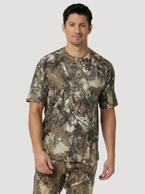 Wrangler Hunter Mens Performance Shirt Warmwoods Camo Size XL/LRegular