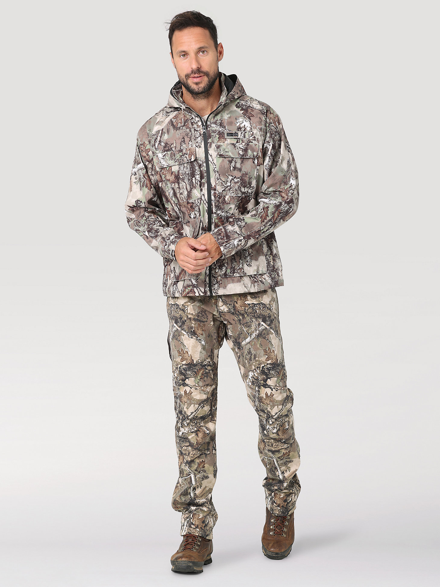 ATG Hunter™ Men's Fleece Lined Utility Pant in Warmwoods Camo main view