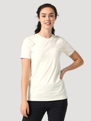 ATG By Wrangler™ Women's Performance Crew Neck Tee in Sugar Swizzle