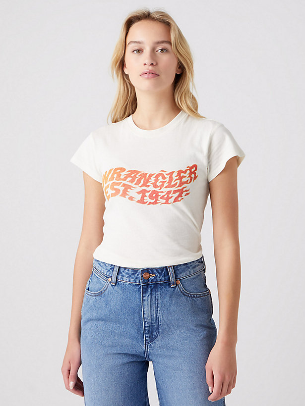 Wrangler SS Graphic tee Camiseta para Mujer 