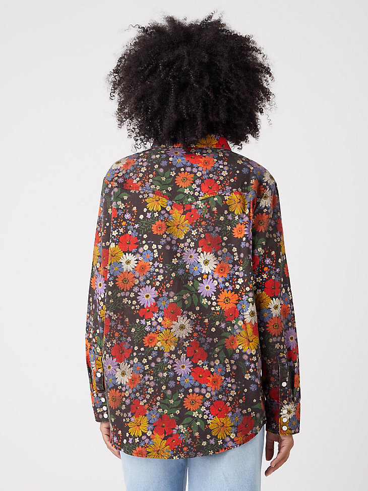 Women's Floral Print Heritage Shirt in Bloom alternative view