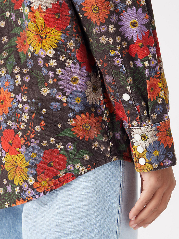 Women's Floral Print Heritage Shirt in Bloom alternative view 4