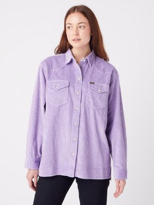 ladies corduroy big shirt