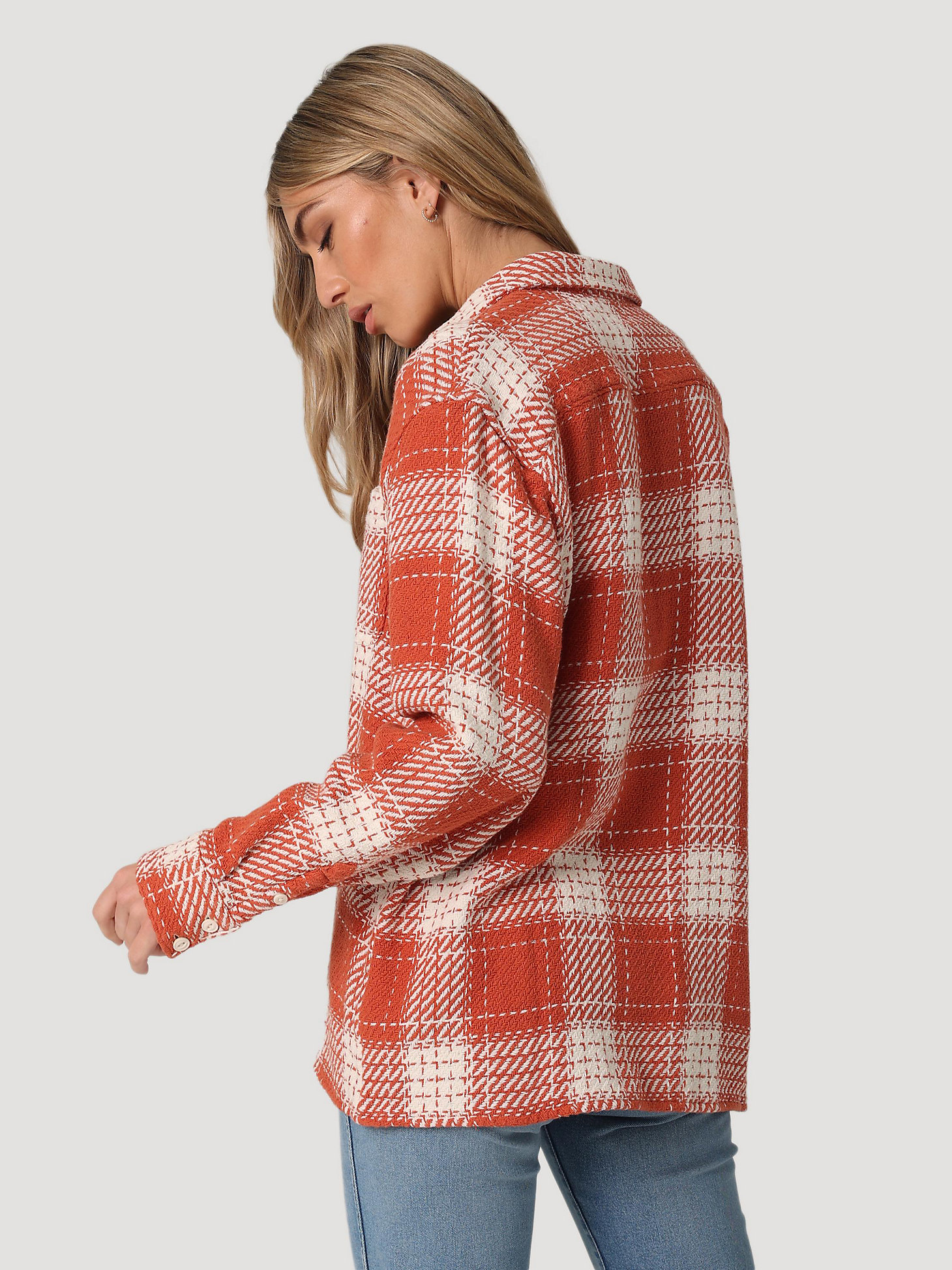 Women's Tapestry Overshirt in Ginger Spice alternative view 1