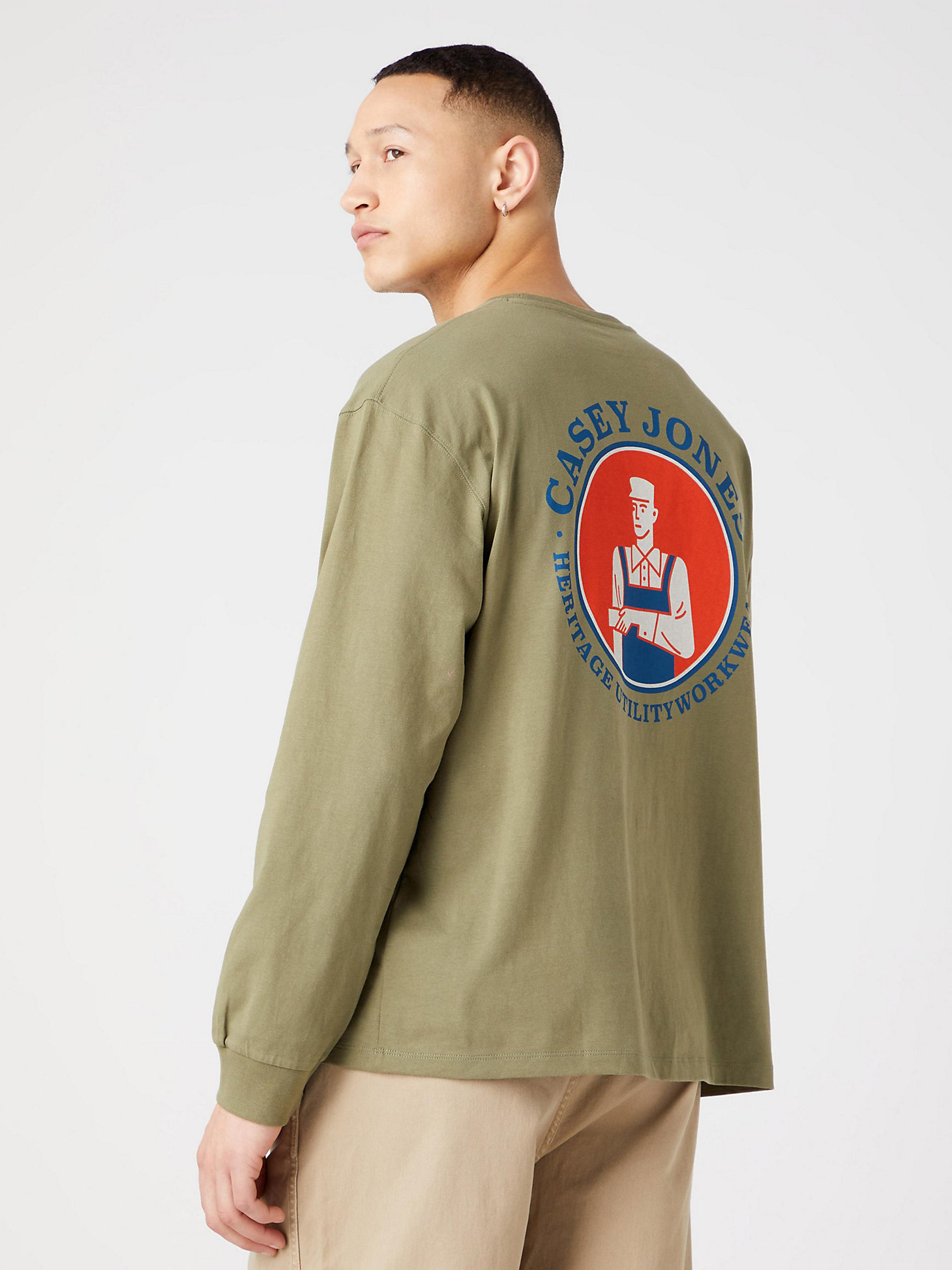 Men's Casey Jones Vintage Fit T-Shirt in Deep Lichen Green alternative view 1