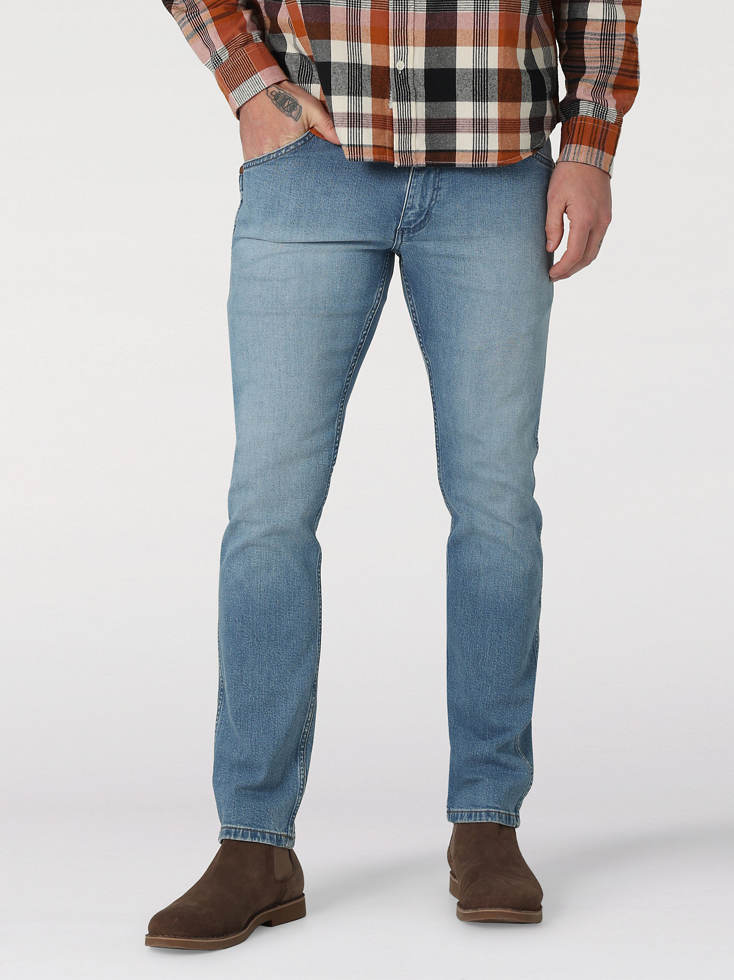 Mens Clothing Jeans Straight-leg jeans Wrangler Denim 11mwz Jeans in Blue for Men 