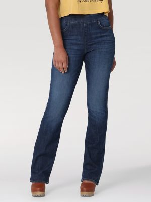 Good American Pull-On High Rise Straight Leg Jeans - 3 (L)