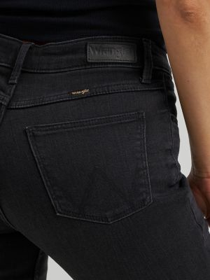 Women's Wrangler&reg; High Rise Bold Boot Jean in Black