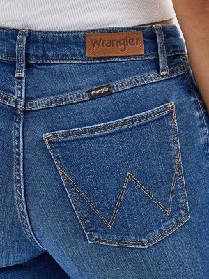Women's Wrangler® High Rise Bold Boot Jean in Medium