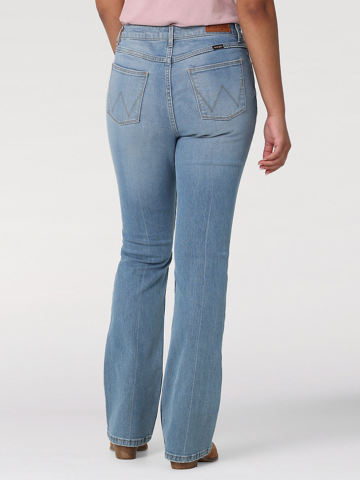 Women's Wrangler® High Rise Bold Boot Jean in Light Mid Shade alternative view