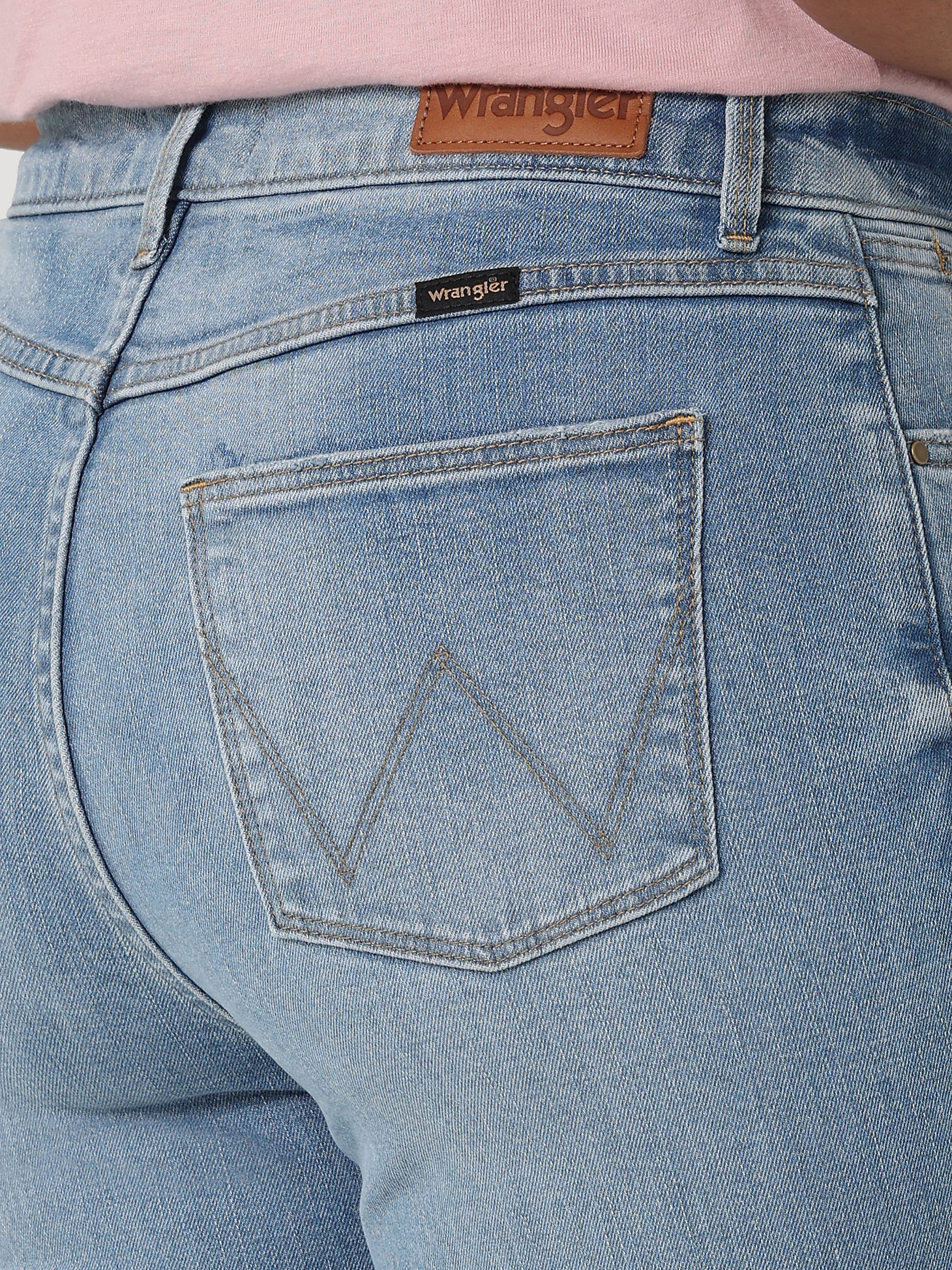 Women's Wrangler® High Rise Bold Boot Jean in Light Mid Shade alternative view 3