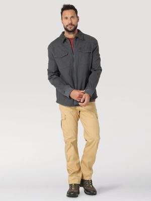 ATG by Wrangler™ Men's Sherpa Lined Canvas Jacket, Men's JACKETS &  OUTERWEAR, Wrangler®