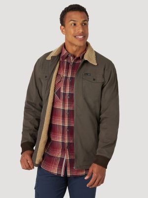 Arriba 75+ imagen wrangler mens sherpa lined jacket