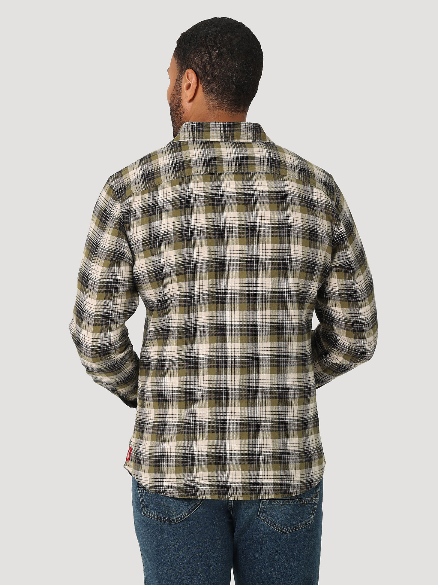 Men's Cloud Flannel™ Free To Stretch™ Shirt in Capulet Olive alternative view 1