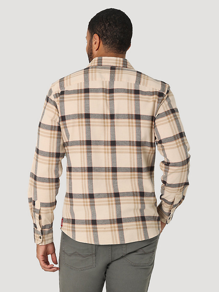 Men's Cloud Flannel™ Free To Stretch™ Shirt in Petrified Oak alternative view