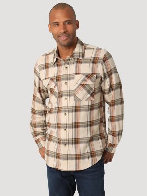 Men's Wrangler® Flannel Plaid Shirt