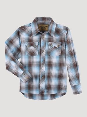 blue-retro-plaid-shirt