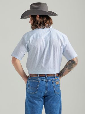 Denim One Pocket Short Sleeve Shirt