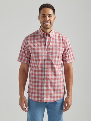 plaid button downs