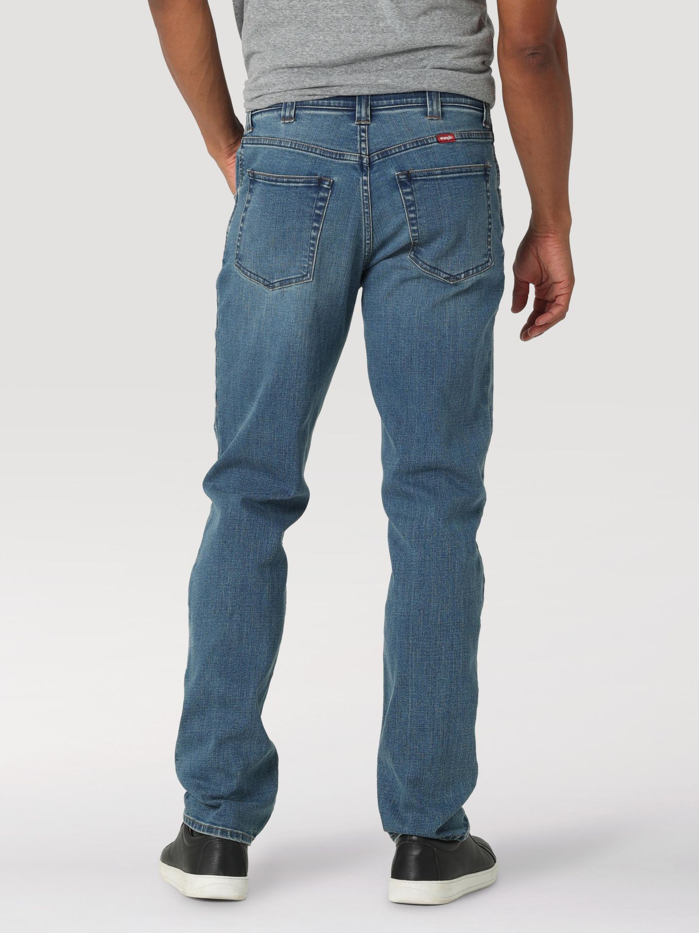 Мужские джинсы Wrangler Ultra Flex Slim Fit, цвет: Jett — фото 2