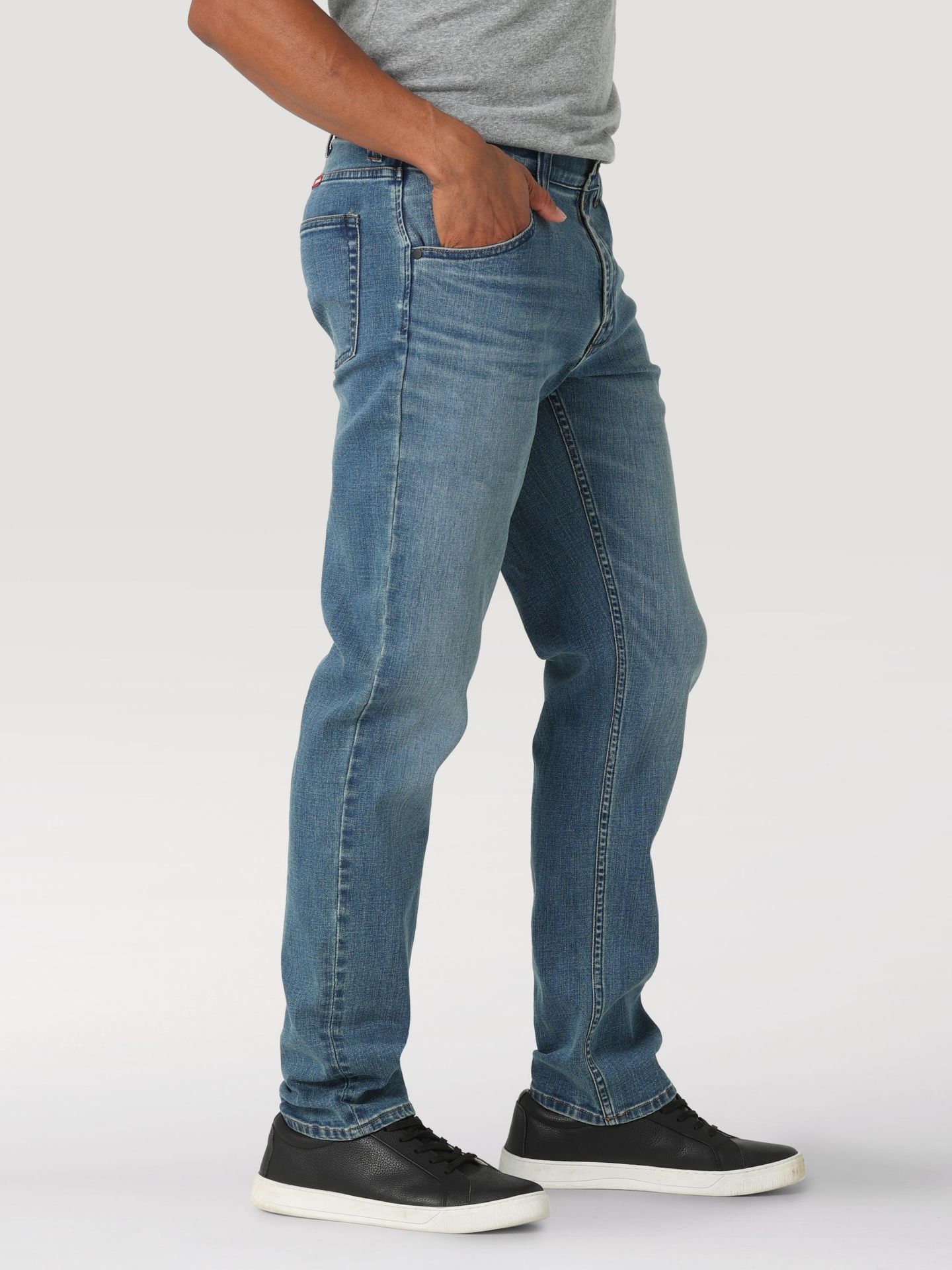 Мужские джинсы Wrangler Ultra Flex Slim Fit, цвет: Jett — фото 3