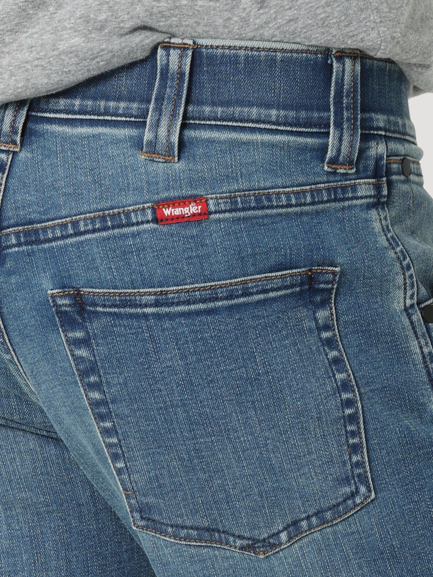 Мужские джинсы Wrangler Ultra Flex Slim Fit, цвет: Jett — фото 4