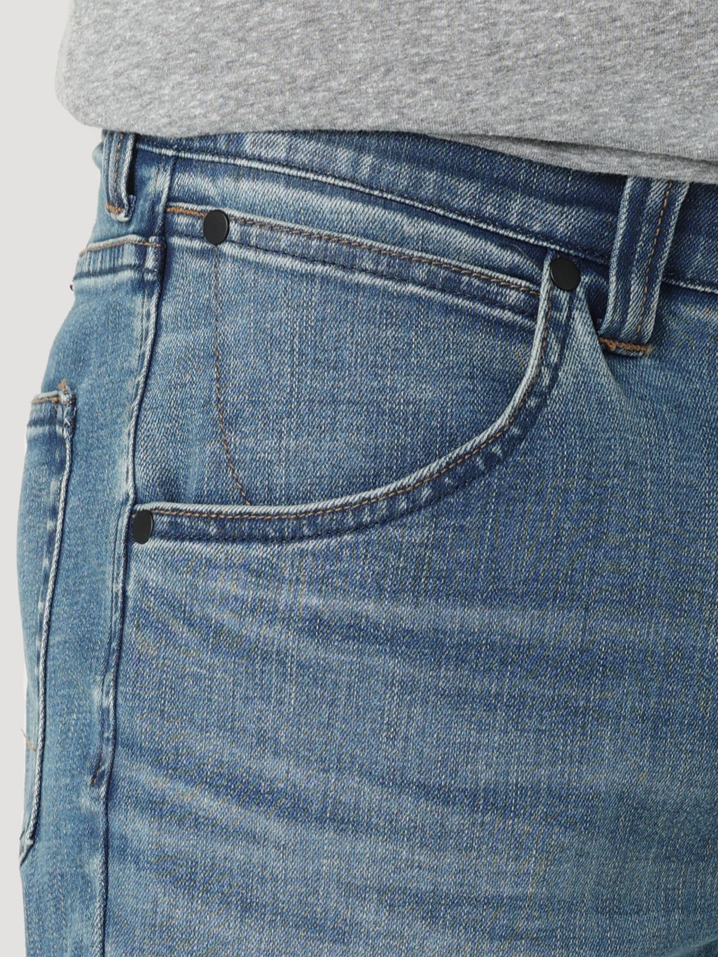 Мужские джинсы Wrangler Ultra Flex Slim Fit, цвет: Jett — фото 5
