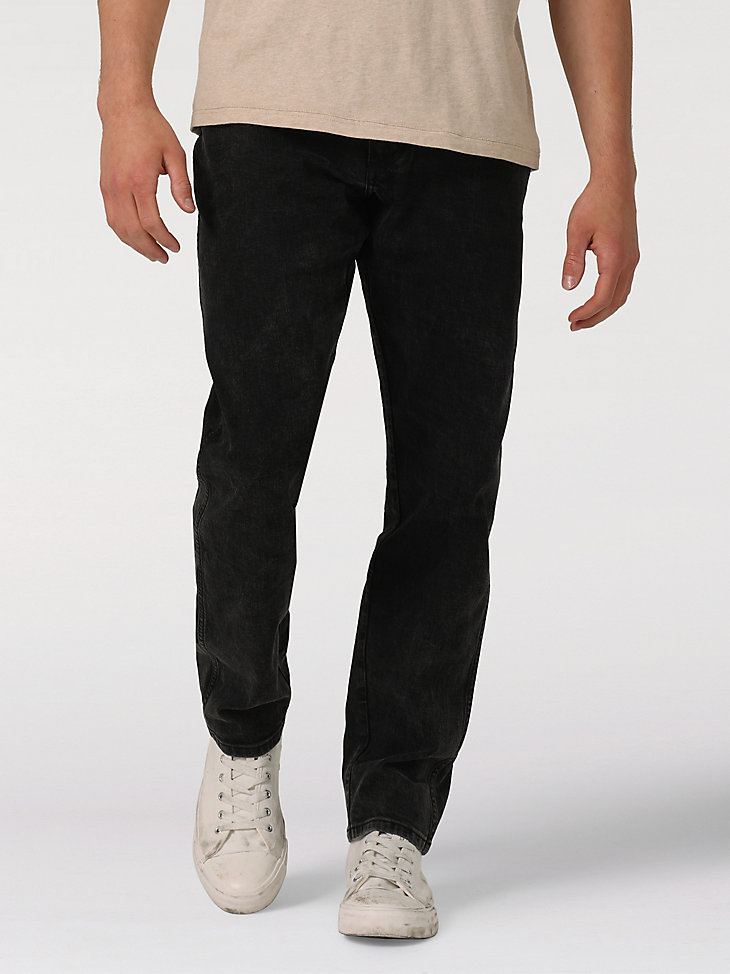 Men's Relaxed Taper Jean in Frosted Black main view