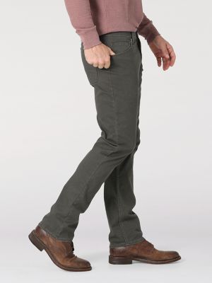 Men's Wrangler Authentics® Slim Straight Twill Pant in Anthracite