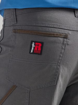 Wrangler® RIGGS Workwear® Utility Relaxed Short in Grey Pinstripe alternative view 4