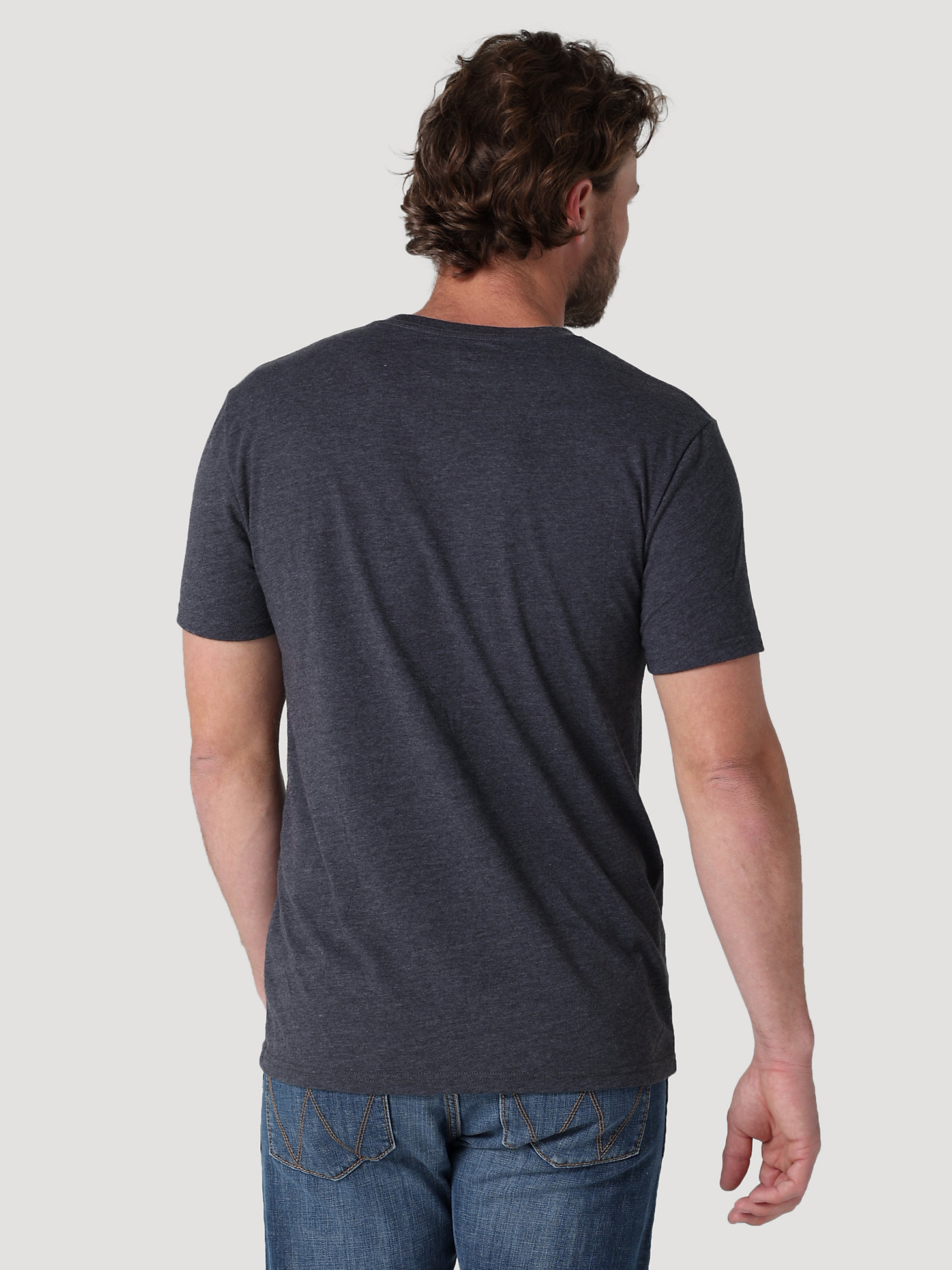 Men's Bronco Desert Graphic T-Shirt in Charcoal Heather alternative view 2
