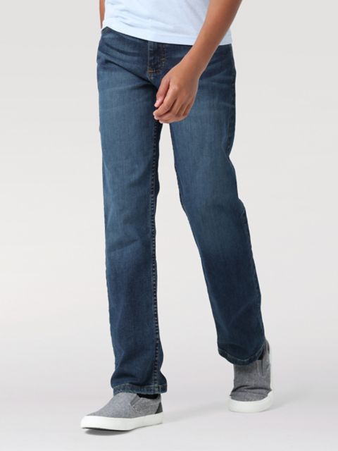 Детские джинсы Wrangler Boy's Waldon Straight Leg Jean (Husky)