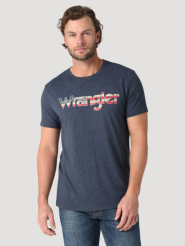 Wrangler® American Flag Kabel T-Shirt