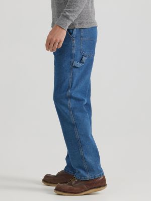 Wrangler® Men's Five Star Premium Carpenter Jean in Mid Indigo