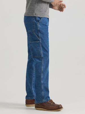 Wrangler® Men's Five Star Premium Carpenter Jean in Mid Indigo