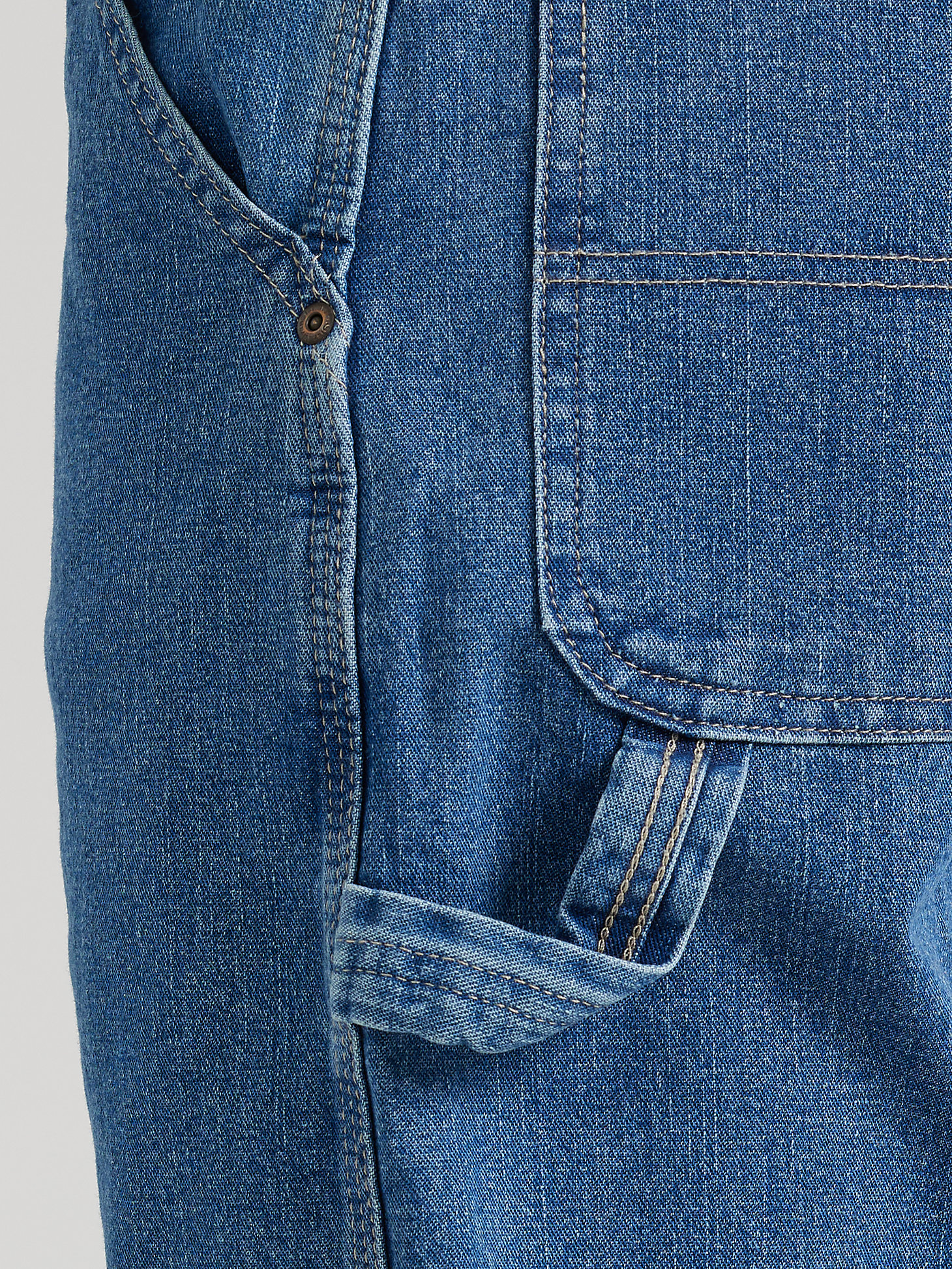 Wrangler® Men's Five Star Premium Carpenter Jean in Mid Indigo alternative view 5