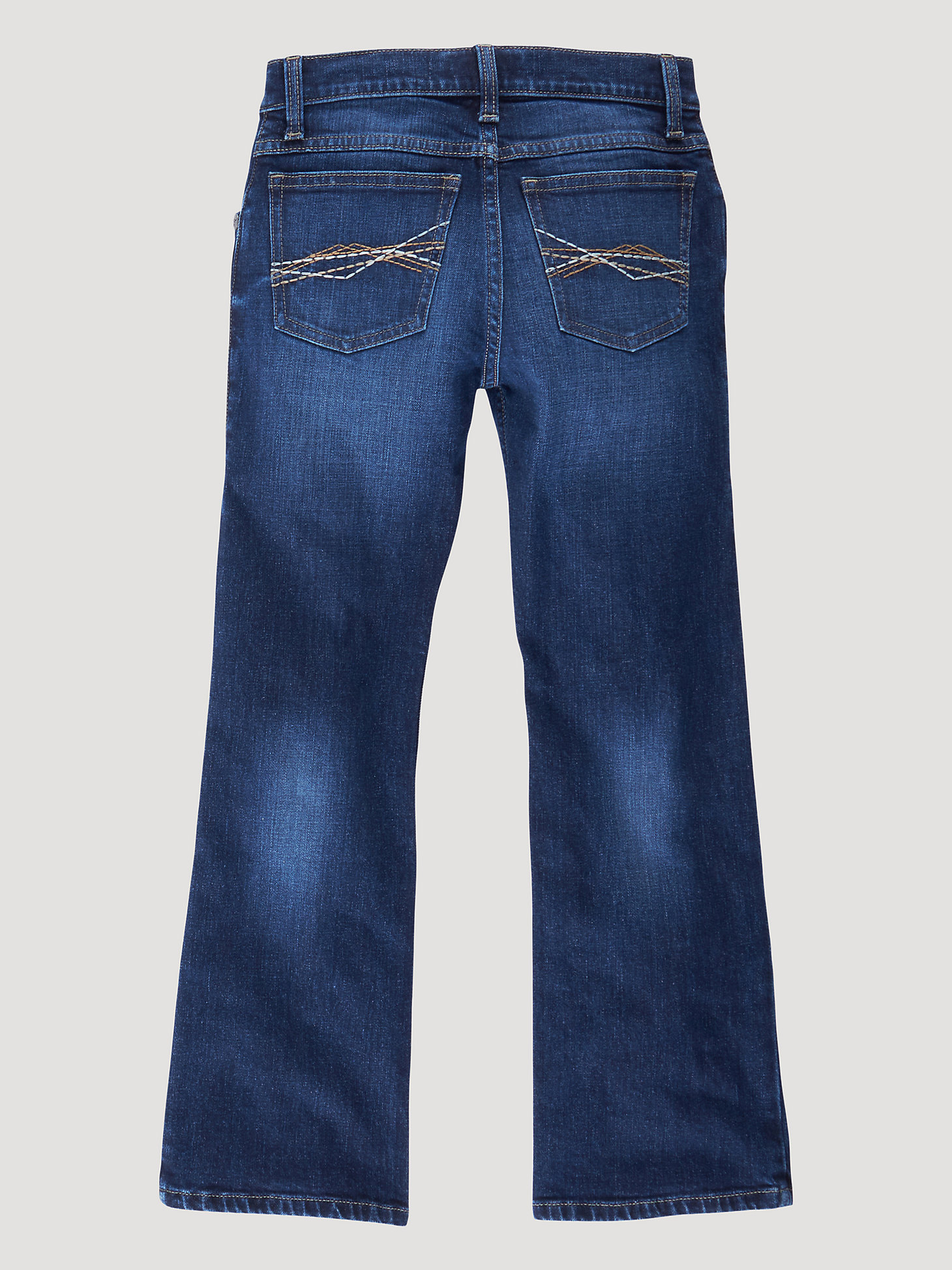 Boy's Wrangler® 20X® No. 42 Vintage Bootcut Slim Fit Jean (4-20) in Valley Bluff alternative view 1