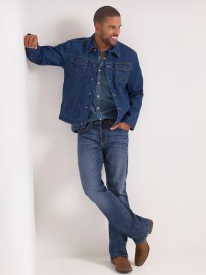 Wrangler Men's Rock 47 Slim Fit Straight Leg Jeans in Paso Fino - 38x30