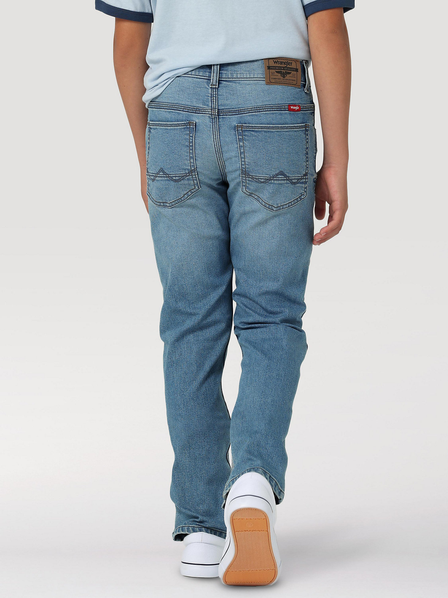 Boy's Indigood Slim Fit Jean (Husky) in Worn Blue alternative view 1