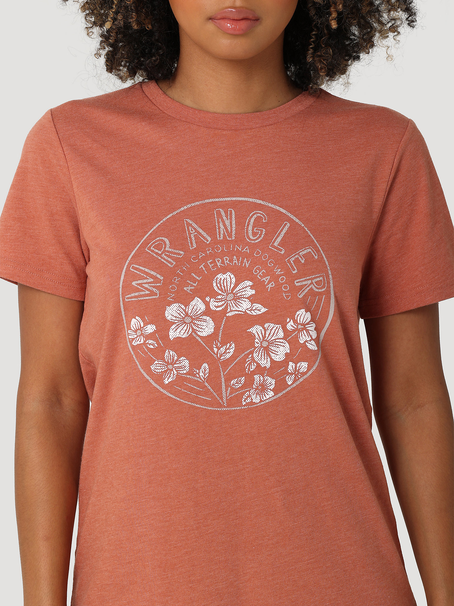 ATG By Wrangler™ Women's Graphic Tee in Redwood alternative view 1