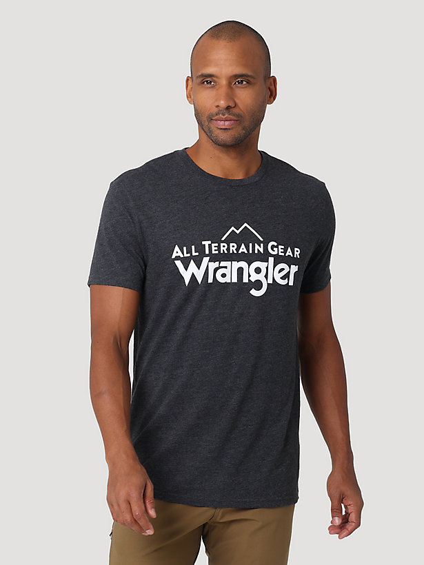 ATG By Wrangler™ Men's Logo T-Shirt in Caviar